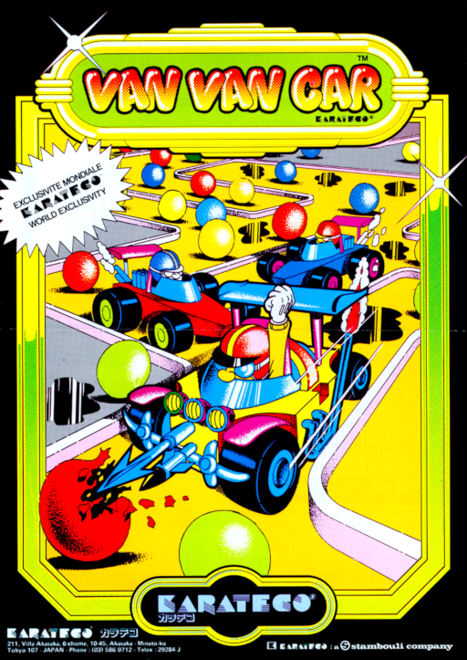 Van-Van Car Arcade Game Cover
